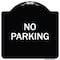 Signmission Designer Series No Parking 2, Black & White Heavy-Gauge Aluminum Sign, 18" x 18", BW-1818-23789 A-DES-BW-1818-23789 - alternate 1